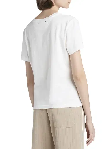 Golden Goose Women's Golden Distressed Cotton T-Shirt - White - Size XXS | Thumbnail 4 Golden Goose Women's Golden Distressed Cotton T-Shirt - White - Size XXS | Thumbnail 4