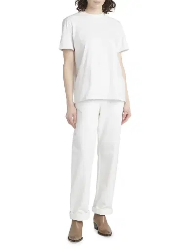 Golden Goose Women's Golden Distressed Short-Sleeve T-Shirt - White - Size XXS | Thumbnail 2 Golden Goose Women's Golden Distressed Short-Sleeve T-Shirt - White - Size XXS | Thumbnail 2