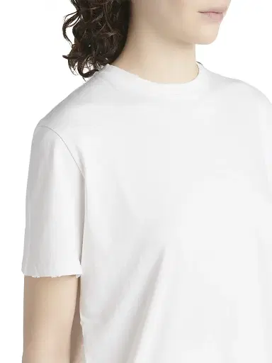 Golden Goose Women's Golden Distressed Short-Sleeve T-Shirt - White - Size XXS | Thumbnail 5 Golden Goose Women's Golden Distressed Short-Sleeve T-Shirt - White - Size XXS | Thumbnail 5