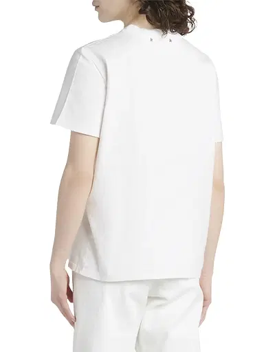 Golden Goose Women's Golden Distressed Short-Sleeve T-Shirt - White - Size XXS | Thumbnail 6 Golden Goose Women's Golden Distressed Short-Sleeve T-Shirt - White - Size XXS | Thumbnail 6