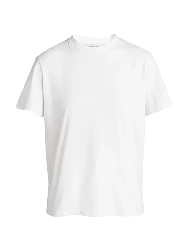 Women's Golden Distressed Short-Sleeve T-Shirt - White