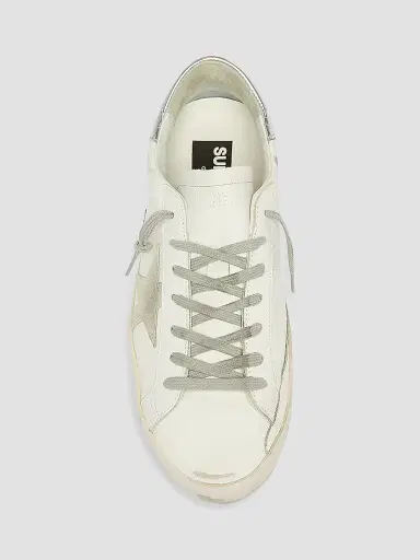 Golden Goose Men's Super-Star Logo Leather Low-Top Sneakers | Thumbnail 6 Golden Goose Men's Super-Star Logo Leather Low-Top Sneakers | Thumbnail 6