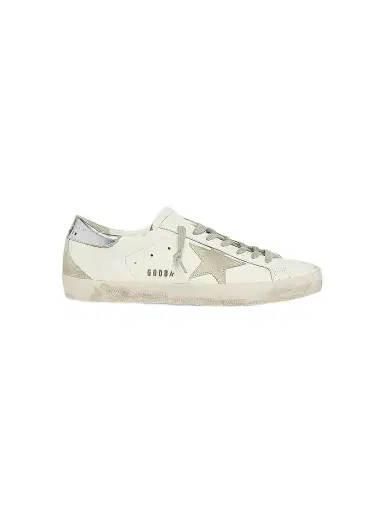 Golden Goose Men's Super-Star Logo Leather Low-Top Sneakers | Thumbnail 1 Golden Goose Men's Super-Star Logo Leather Low-Top Sneakers | Thumbnail 1