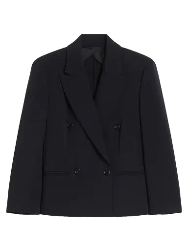 Max Mara Women's Woollen Cloth Cropped Blazer | Thumbnail 1