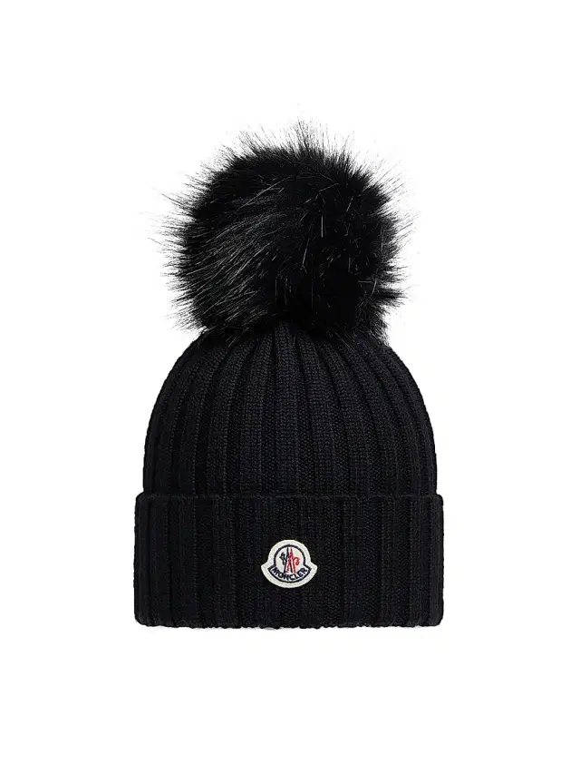 Moncler Women's Beanie in Wool - Black