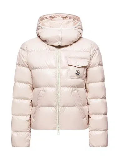 Moncler Women's Andro Puffer Coat - Pink - Size XXL | Thumbnail 1
