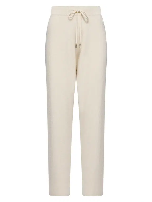 Moncler Women's Jogging Pants in Wool & Cashmere - White