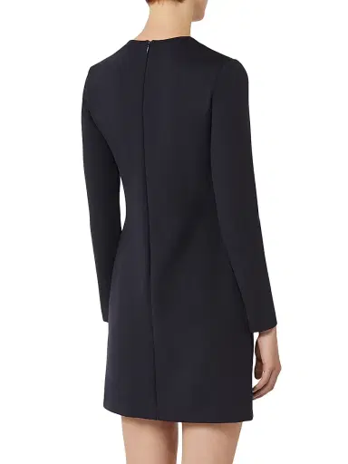 Max Mara Women's Short Scuba Jersey Dress - Ultramarine - Size Large | Thumbnail 3