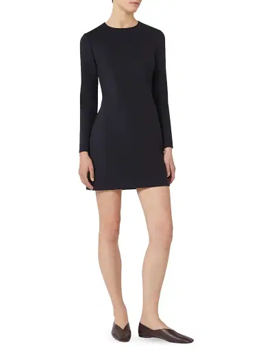 Max Mara Women's Short Scuba Jersey Dress - Ultramarine - Size Large | Thumbnail 4