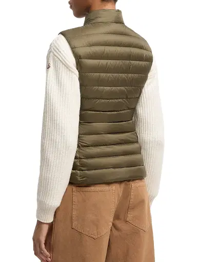 Moncler Women's Igens Puffer Vest - Olive Green - Size XXL | Thumbnail 3 Moncler Women's Igens Puffer Vest - Olive Green - Size XXL | Thumbnail 3