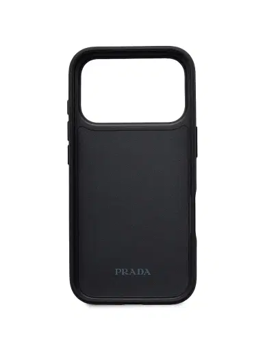 Prada Women's Saffiano Leather Case for iPhone 17 Pro - Black | Thumbnail 2