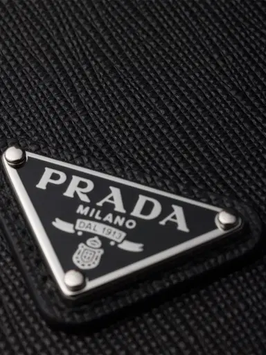 Prada Women's Saffiano Leather Case for iPhone 17 Pro - Black | Thumbnail 3