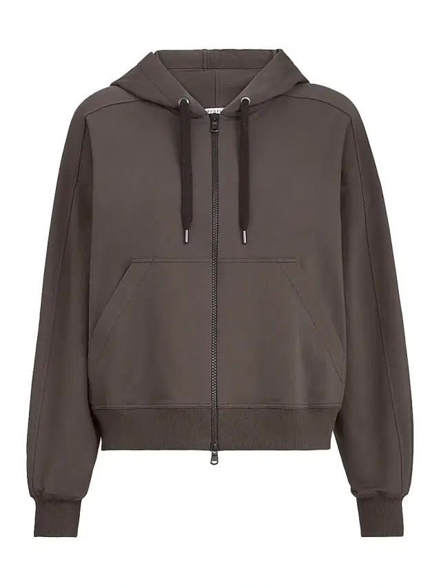 Women's Stretch Cotton Lightweight French Terry Sweatshirt - Brown