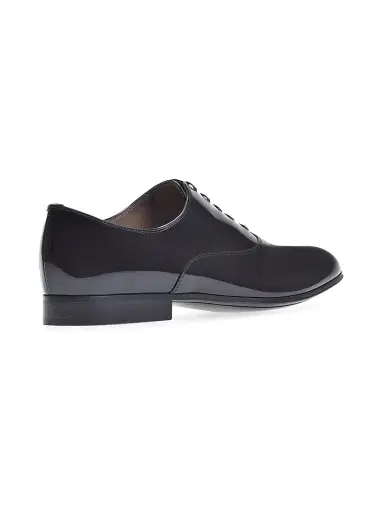 Gianvito Rossi Men's Vittorio Vernice Patent Leather Derbys - Black | Thumbnail 3