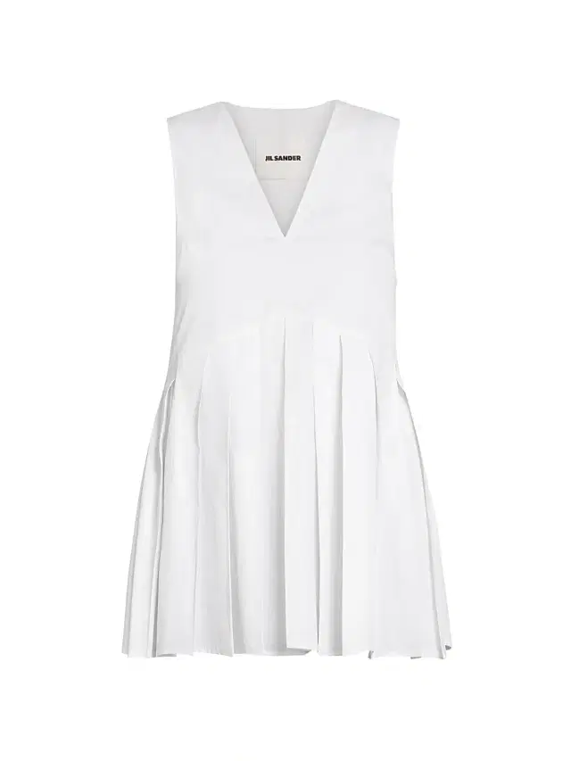Jil Sander Women's Pleated Cotton Top - Optic White