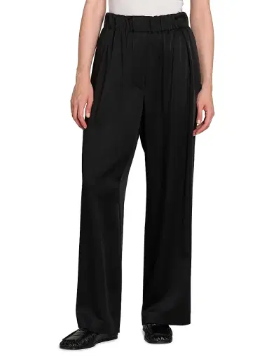 Jil Sander Women's Satin Wide-Leg Trousers | Thumbnail 3 Jil Sander Women's Satin Wide-Leg Trousers | Thumbnail 3