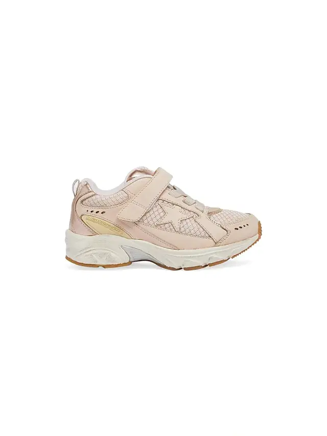 Girl's Lightstar Leather & Mesh Sneakers - Pink 1.5 (Child)