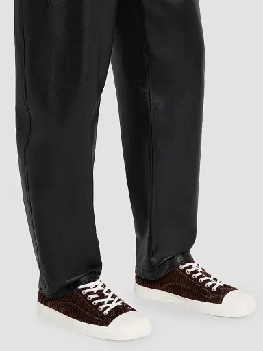MOSCHINO Men's Edge Corduroy Cap Toe Low-Top Sneakers | Thumbnail 2