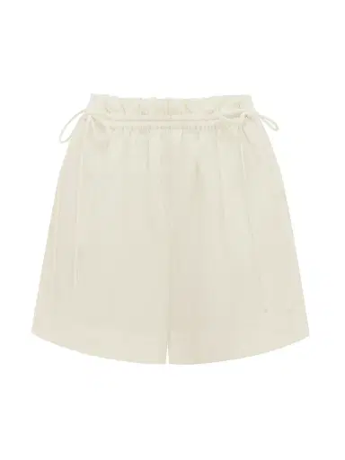 Peony Women's Tapestry Weekend Linen Shorts - Gardenia - Size Large | Thumbnail 1 Peony Women's Tapestry Weekend Linen Shorts - Gardenia - Size Large | Thumbnail 1