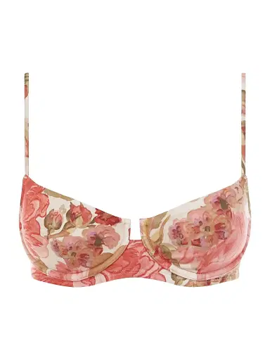 Peony Women's Tapestry Everlasting Floral Balconette Bikini Top - Dahlia - Size XL | Thumbnail 1 Peony Women's Tapestry Everlasting Floral Balconette Bikini Top - Dahlia - Size XL | Thumbnail 1