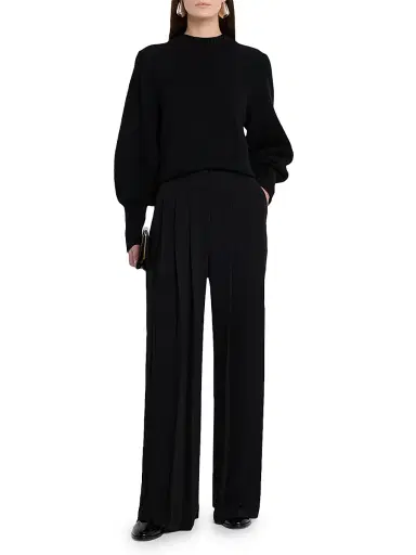 Acler Women's Asselby Wide-Leg Pants - Black | Thumbnail 2