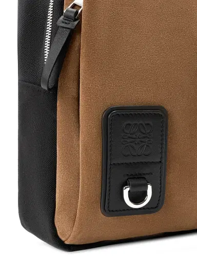 LOEWE Men's Flex Sling Bag - Black Dark Gold | Thumbnail 6 LOEWE Men's Flex Sling Bag - Black Dark Gold | Thumbnail 6