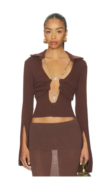 Di Petsa La Davina Knit Long Sleeve Top | Thumbnail 1
