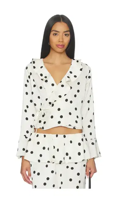 Lisa Says Gah Ricki Wrap Top | Thumbnail 1
