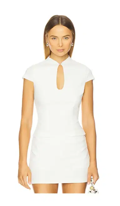 Runaway The Label Vieno Keyhole Fitted Top | Thumbnail 1