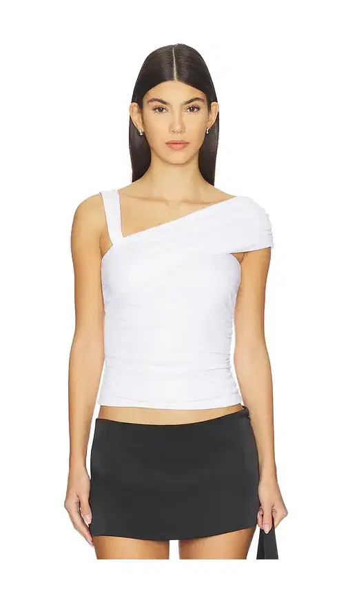 Runaway The Label Larsen Drape Off Shoulder Top