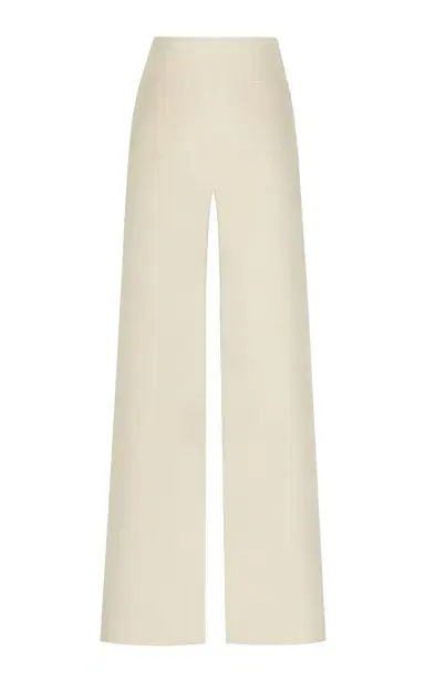ANDRES OTALORA El Sol Mid-Rise Linen Wide-Leg Pants | Thumbnail 3