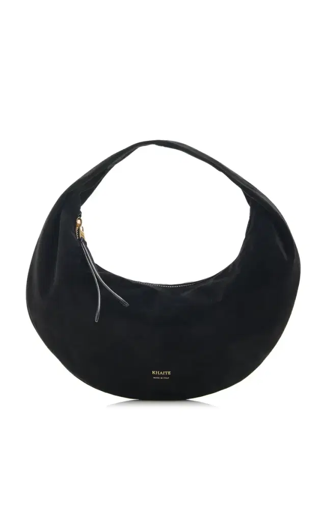 Khaite Olivia Suede Mini Hobo Bag