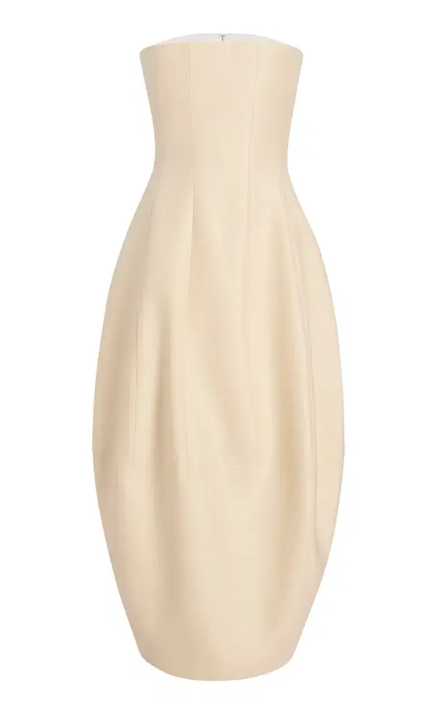 Khaite Stela Wool-Silk Maxi Dress