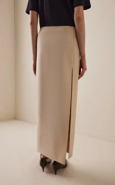 Khaite Lyle Mixed Crepe Maxi Skirt | Thumbnail 4 Khaite Lyle Mixed Crepe Maxi Skirt | Thumbnail 4