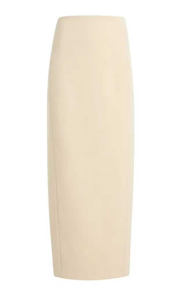 Lyle Mixed Crepe Maxi Skirt