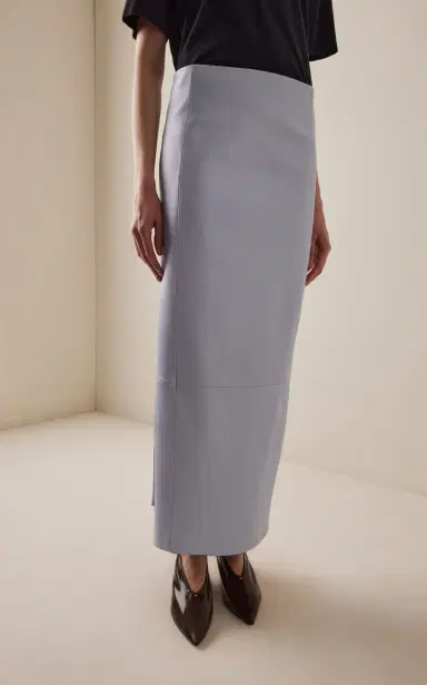 Khaite Lyle Plonge Leather Maxi Skirt | Thumbnail 4 Khaite Lyle Plonge Leather Maxi Skirt | Thumbnail 4