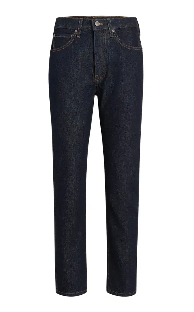 Khaite Finley Rigid Mid-Rise Slim-Leg Jeans
