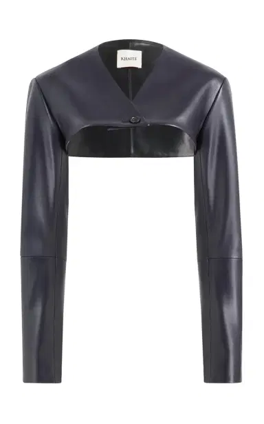 Khaite Onno Plonge Leather Jacket | Thumbnail 1