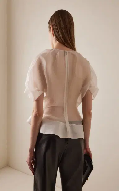 Khaite Rumi Silk Top | Thumbnail 4 Khaite Rumi Silk Top | Thumbnail 4