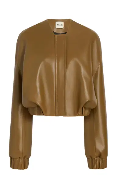 Khaite Cordan Plonge Leather Bomber Jacket | Thumbnail 7