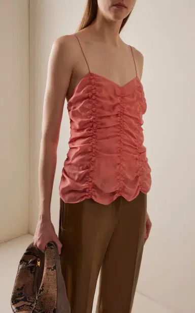 Khaite Inara Ruffled Top | Thumbnail 3 Khaite Inara Ruffled Top | Thumbnail 3