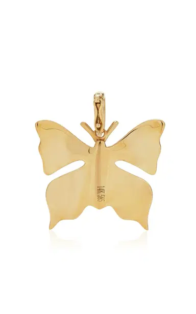Loquet London Gold Butterfly Charm | Thumbnail 2