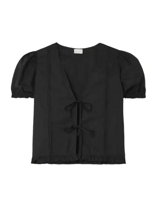 Pintuck Tie-detailed Organic Cotton-poplin Top