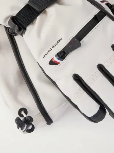 Moncler Grenoble Appliquéd Paneled Gore-tex® And Leather Gloves | Thumbnail 2