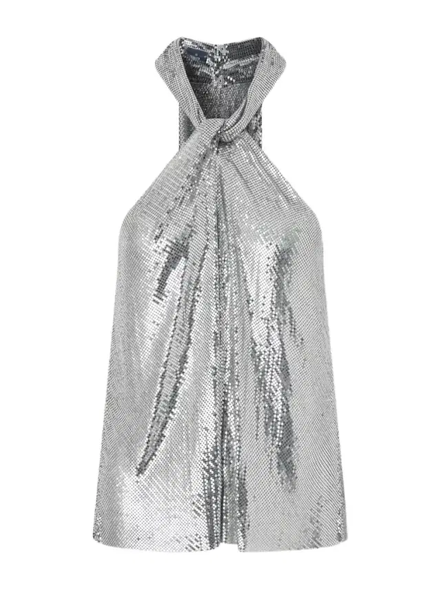 Rabanne Chainmail Halterneck Top