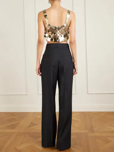Rabanne Cropped Chainmail Top | Thumbnail 4 Rabanne Cropped Chainmail Top | Thumbnail 4