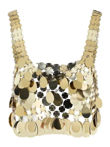 Rabanne Cropped Chainmail Top | Thumbnail 1 Rabanne Cropped Chainmail Top | Thumbnail 1