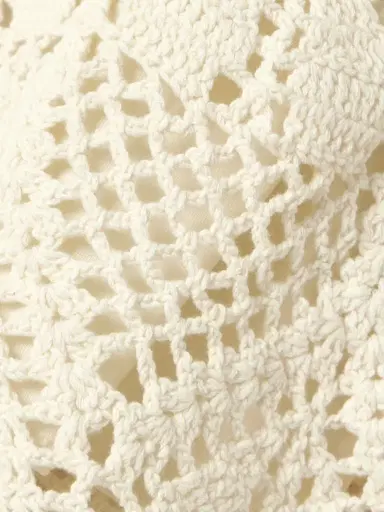 Zimmermann Awaken Scalloped Crocheted Cotton Shorts | Thumbnail 4