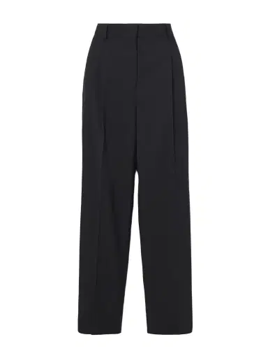 TOTEME Pleated Twill Straight-leg Pants | Thumbnail 1 TOTEME Pleated Twill Straight-leg Pants | Thumbnail 1