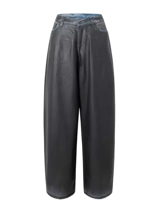 2023 Coated Wide-leg Jeans